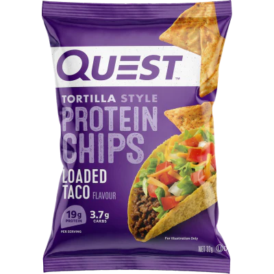 Quest Loaded Taco Protein Chips 32g