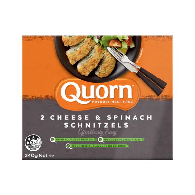 Quorn Schnitzel Chicken & Cheese Vegetarian Frozen Meal 240g