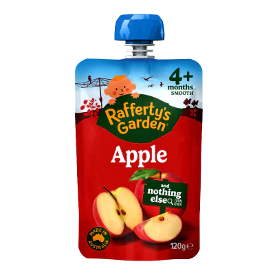 Rafferty's Garden Apple 4+ Months Smooth 120g