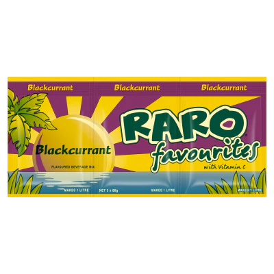 Raro Favourites Blackcurrant Flavoured Beverage Mix 240g