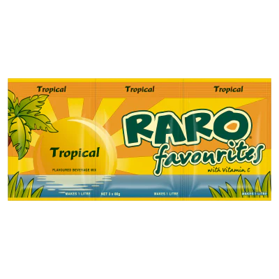 Raro Favourites Tropical Flavoured Beverage Mix 240g