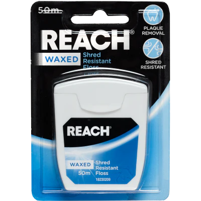Reach Waxed Shred Resistant Floss 50m