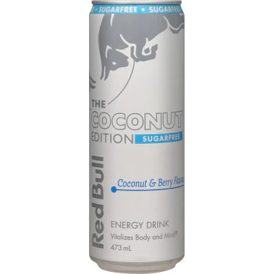 Red Bull The Coconut Edition Sugarfree Coconut & Berry Flavour Energy Drink 473ml