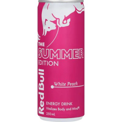 Red Bull The Summer Edition White Peach Energy Drink 250ml