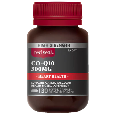 Red Seal Co-Q10 300mg Softgel Capsules 30pk