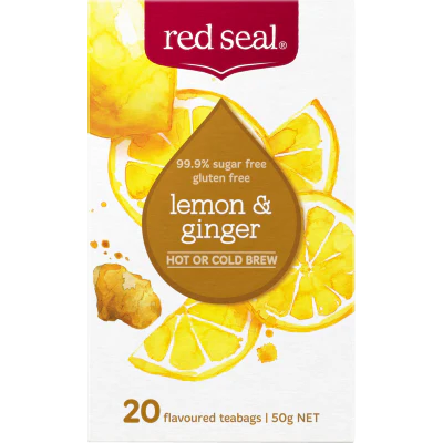 Red Seal Lemon & Ginger Tea Bags 20pk
