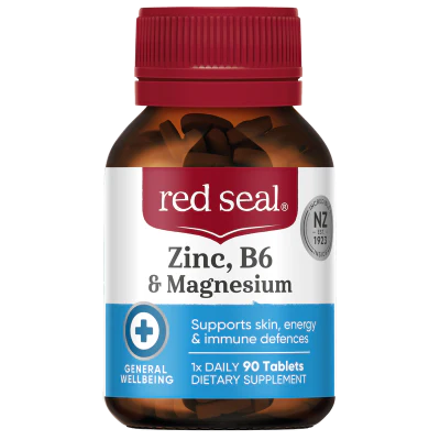 Red Seal Zinc B6 & Magnesium Tablets 90pk