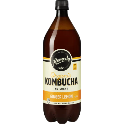 Remedy Ginger Lemon Organic Kombucha 1.25l
