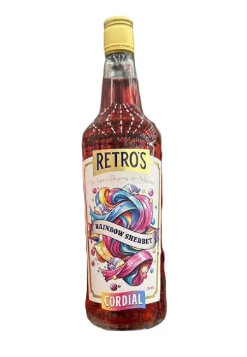 Retro Cordial Rainbow Sherbet 750ml