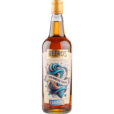 Retro Creaming Soda Cordial 750ml