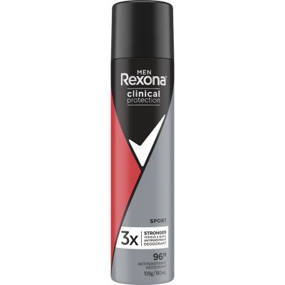 Rexona Men Clinical Protection Sport 96Hr Antiperspirant Deodorant 180ml