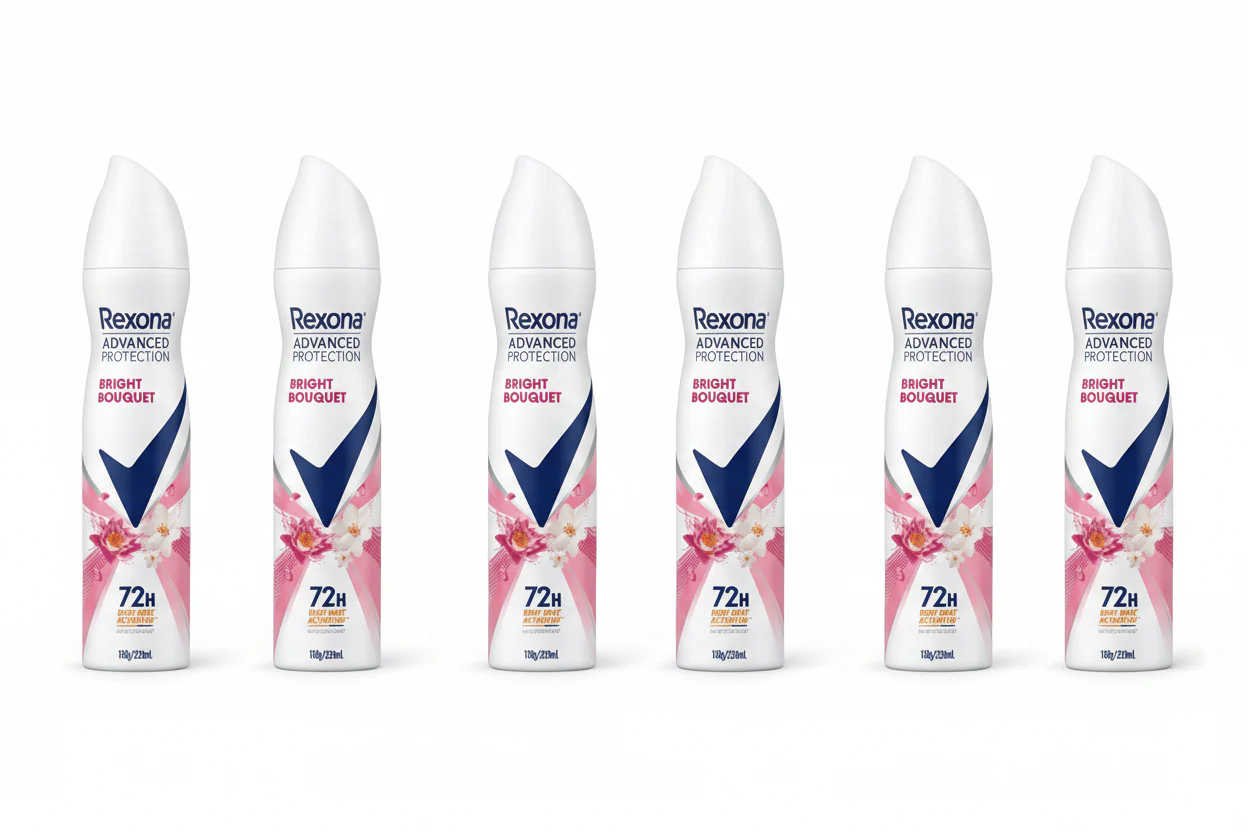 Rexona Womens 72 Hour Advanced Deodorant 6 x 220ml