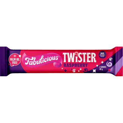RJ's Fabulicious Raspberry Twister 40g