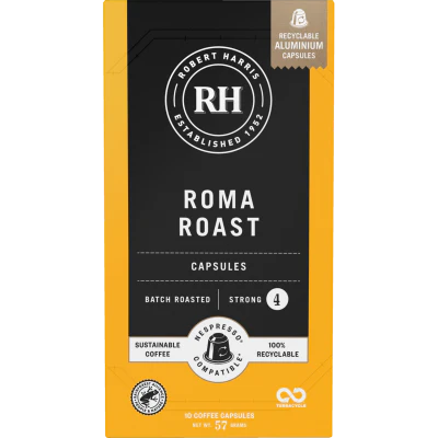 Robert Harris Roma Roast Coffee Capsules 10 x 5.7g