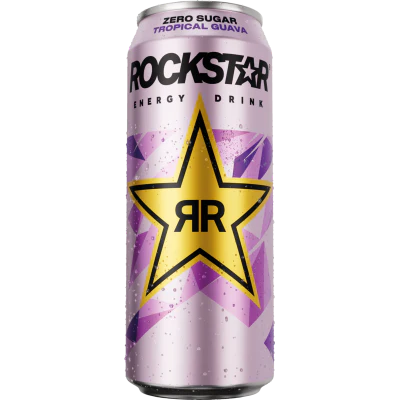 Rockstar Zero Sugar Tropical Guava Energy Drink 500ml