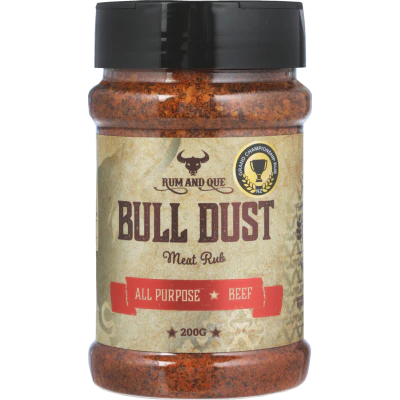 Rum and Que Bull Dust All Purpose Beef Meat Rub 200g