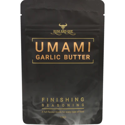 Rum and Que Umami Garlic Butter Finishing Seasoning 100g