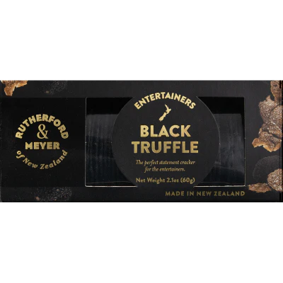 Rutherford & Meyer Entertainers Black Truffle Crackers 60g