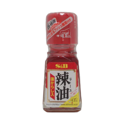 S&B Chilli Oil Ra-Yu Togarashi Iri 33ml