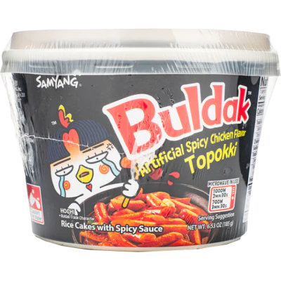 Samyang Buldak Hot Topokki Chicken Flavour Rice Cup 185g