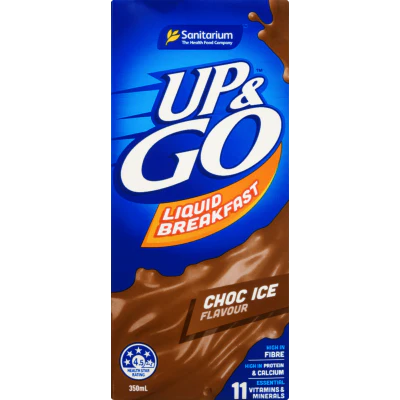 Sanitarium Up & Go Choc Ice Flavour Liquid Breakfast 350ml