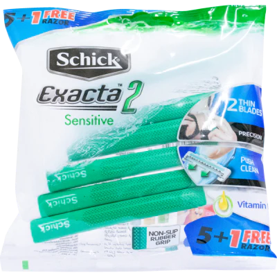 Schick Exacta 2 Sensitive Disposable Razors 6pk