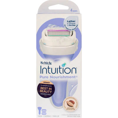 Schick Intuition Pure Nourishment Razor Kit 1pk