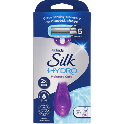 Schick Silk Hydro Moisture Care Razor + 2 Blades 1pk
