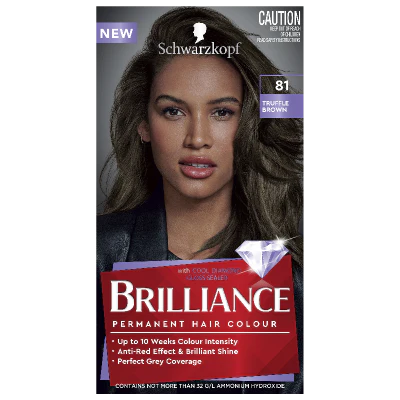 Schwarzkopf Brilliance 81 Truffle Brown Hair Colour 1pk