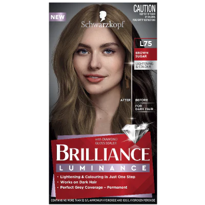 Schwarzkopf Brilliance Brown Sugar L75 Hair Colour 142.5ml