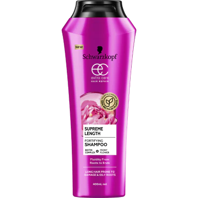 Schwarzkopf Extra Care Supreme Length Fortifying Shampoo 400ml