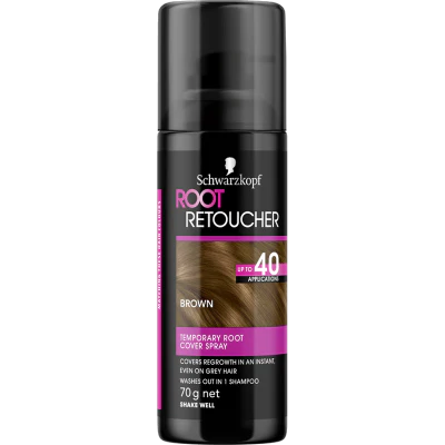 Schwarzkopf Root Retoucher Brown Temporary Root Cover Spray 70g
