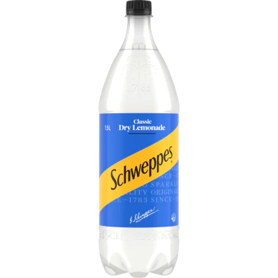 Schweppes Classic Dry Lemonade Soft Drink 1.5l