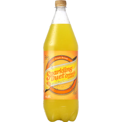 Schweppes Sparkling Duet Orange & Lemon Soft Drink 1.5l