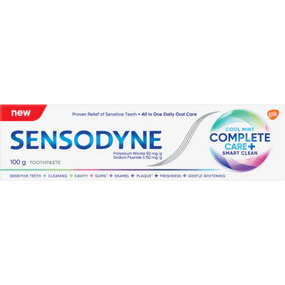 Sensodyne Complete Care + Smart Clean Cool Mint Toothpaste 100g