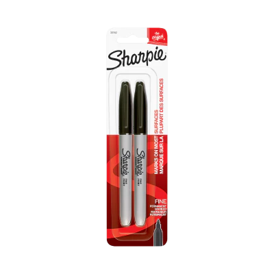 Sharpie Fine Black Markers ea