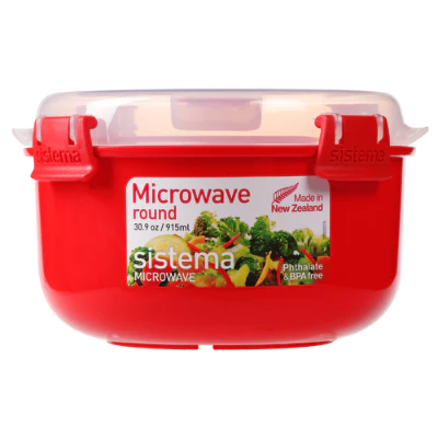 Sistema Round Microwave Bowl 915ml 1pk