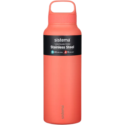 Sistema Stainless Steel Drink Bottle 1L 1pk