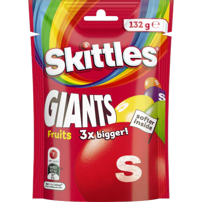 Skittles Giant Fruits 132g
