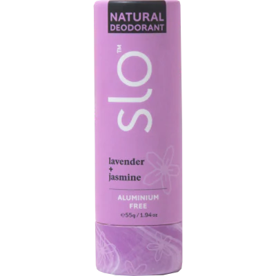 Slo Lavender + Jasmine Natural Deodorant 55g