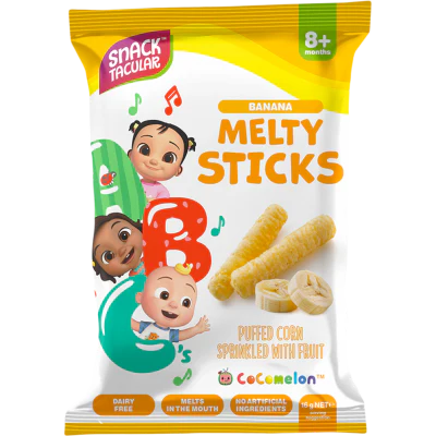 Snacktacular Banana Melty Sticks Baby Snack 8+ Months 16g