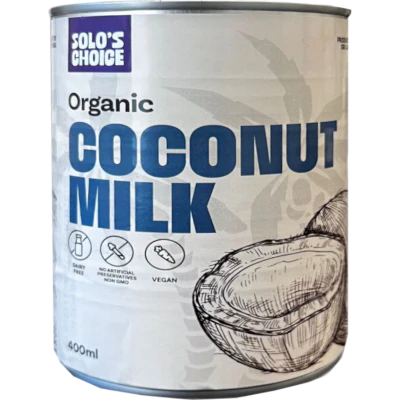 Solo's Choice Organic Long Life Coconut Milk 400ml