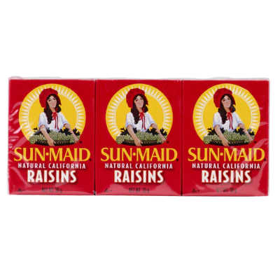 Sun-Maid Californian Raisins 6 x 30g