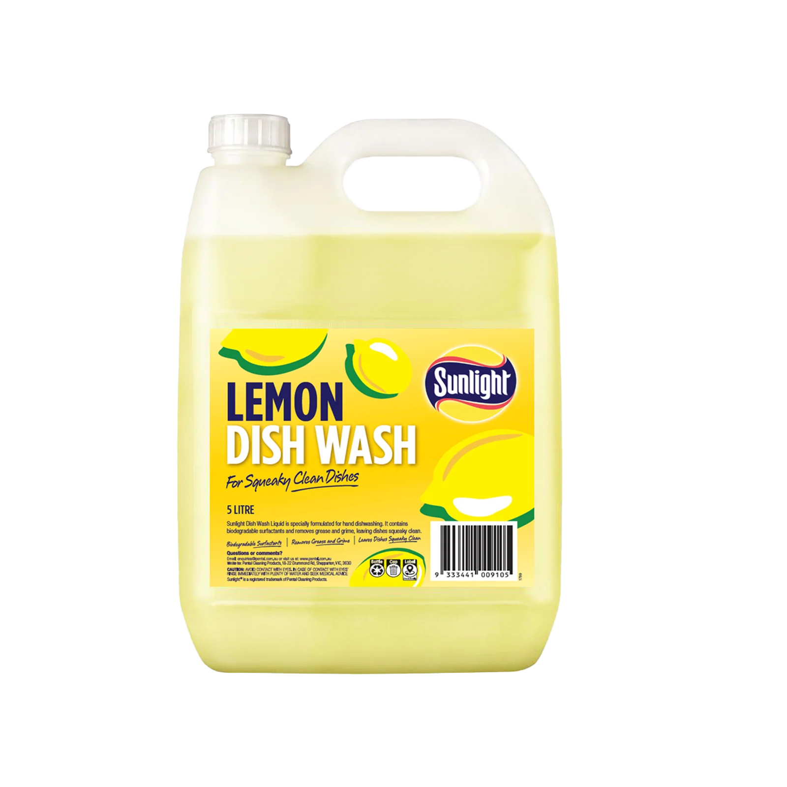 Sunlight Lemon Dish Wash 5L