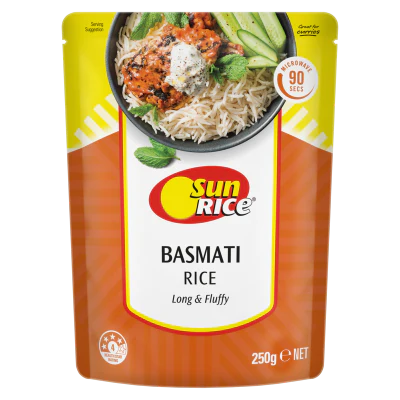 SunRice Basmati Rice 250g