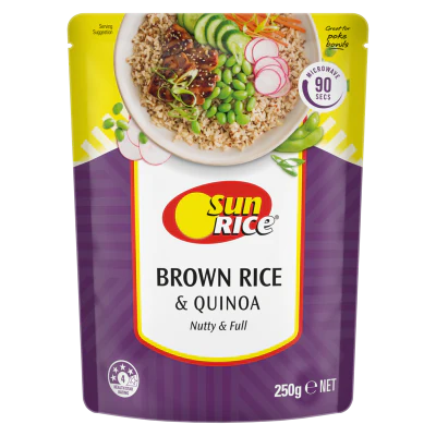 SunRice Brown Rice & Quinoa 250g