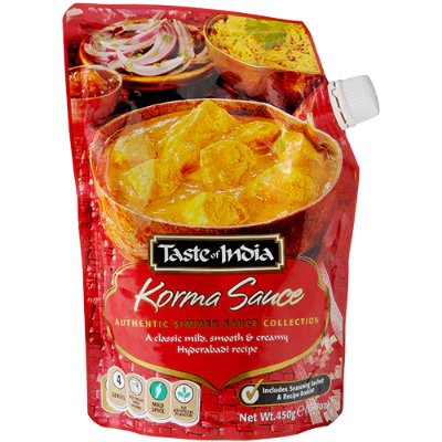 Taste of India Korma Simmer Sauce 425g