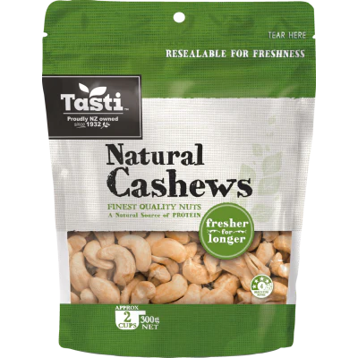 Tasti Natural Cashews 300g