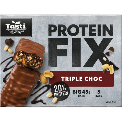 Tasti Protein Fix Triple Choc Bars 5 x 45g