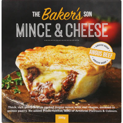 The Baker's Son Mince & Cheese Pie 200g